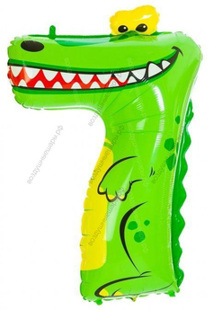 Шары цифры ВЕСЕЛЫЕ ЖИВОТНЫЕ с гелием