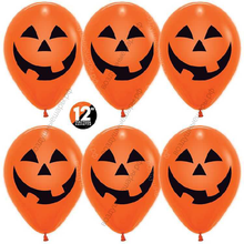Воздушный Шар с гелием  Тыква на Хэллоуин, Оранжевый , пастель, 2 ст, 30 см.