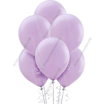 Шары Макарунс Светло-сиреневые с гелием