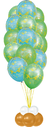 Фонтан из шаров цвета хаки (15) Основное изображение