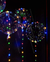 Шар- баблз Бобо светящийся светодиодный с гелием, 45 см Разноцветного свечения