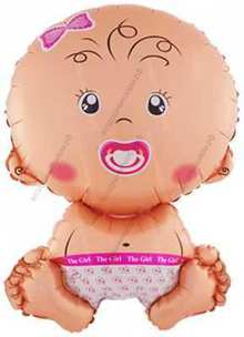 Шар с гелием  Фигура, Малышка девочка, 71 см.