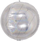 Шар (24''/61 см) Сфера 3D, Серебро, Голография, 1 шт