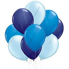 Шары Морские цвета с гелием