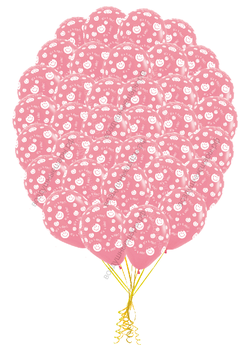 Букет шаров для новорожденной 