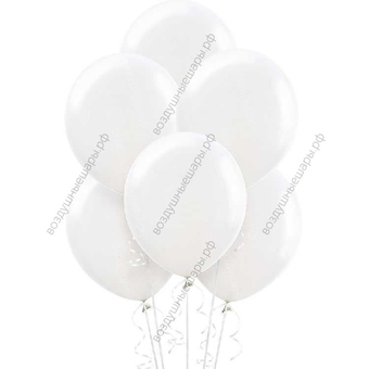 Белые шары с гелием