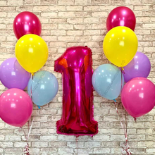 Гелиевые шары на 1 год для девочки "Яркое настроение"