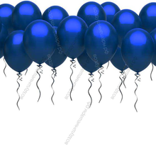 Шары под потолок темно-синие