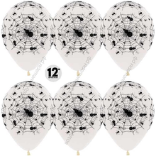 Воздушный Шар с гелием  Пауки, Прозрачный , кристалл, 5 ст, 30 см.