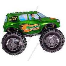 Шар с гелием  Фигура, Бигфут, Зеленый, 97 см.