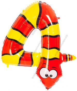 Шары цифры ВЕСЕЛЫЕ ЖИВОТНЫЕ с гелием