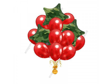 Облако шаров со звездами камуфляж на День Защитника Отечества