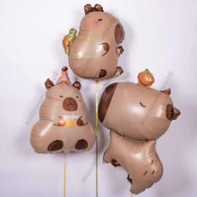 Букет из шаров фигурок капибар