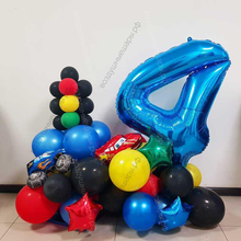 Оформление шарами ко Дню рождения мальчика "Тачки"