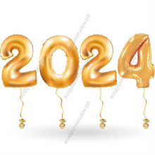 Воздушные шары- цифры с гелием 2025