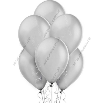 Шары Серебро с гелием