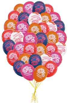 Букет шаров Чмоки-чмоки 