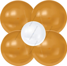 Цветочек из шариков одиночный с воздухом