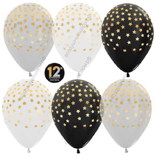 Шар с гелием  Звездочки, Ассорти (005/080/390), пастель, 5 ст, 30 см.