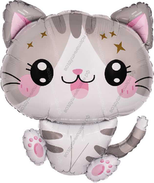 Шар с гелием, Милый котенок, 71 см