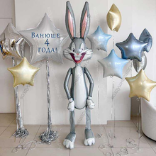 Фотозона из шариков мальчику на 4 года, с Багз Банни