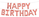 Набор шаров-букв (16''/41 см) Мини-, Надпись "Happy Birthday", Розовое Золото, 1 шт.