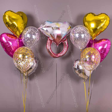 Сет из воздушных шаров на девичник