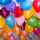 Товар: Шарики гелиевые под потолок разноцветные, металик