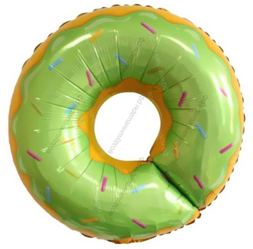 Шар Пончик с гелием (цвет на выбор), 69см.