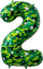 Шар (34''/86 см) Цифра, 2, Камуфляж, 1 шт. в упак.