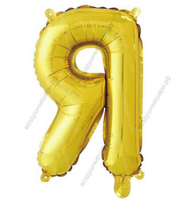 Шар- русская буква  "Я", надутая воздухом, 41 см
