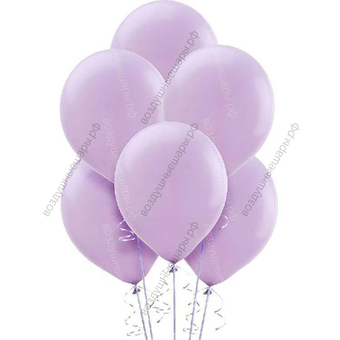 Шары Макарунс Светло-сиреневые с гелием