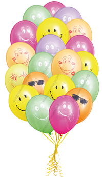 Букет из шаров Смайлики
