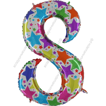 Шары цифры ОРИГИНАЛЬНЫЕ с гелием