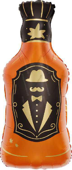 Шар с гелием  Фигура, Бутылка Джина, 86 см.