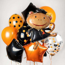 Букет из гелиевых шаров на выпускной "В добрый путь!"