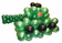 Фигура из шаров "Танк" на 23 февраля Зеленый