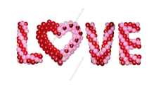 Украшение шарами «LOVE» (Композиция-надпись)