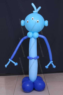 Фигура из шаров Гуманоид синий