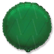 Шар с гелием Большой Круг, Зеленый, 81 см.