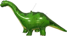 Шар с гелием  Фигура, Динозавр диплодок, Зеленый, 130 см.