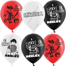 Шар с гелием Роблокс Roblox, С Днем Рождения, 1 ст, 30 см.