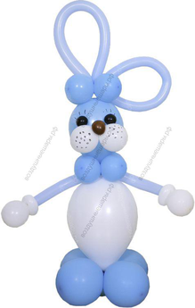 Фигурка Зайца из круглых шаров и шдм