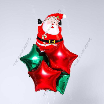 Гелиевые шары на Новый год "Веселый Дед Мороз"
