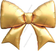 1 шт. Золотой бант