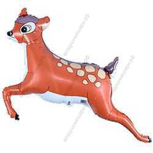 Шар с гелием  Фигура, Газель, Коричневый, 91 см.