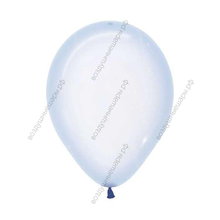 Шар с гелием  Макарунс, Хрустально-голубой , кристалл, 30 см.