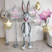 Фотозона с зайцем Багз Банни на 1 годик девочке