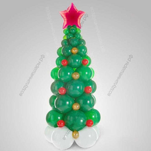 Новогодняя Елка с украшениями, из воздушных шаров