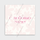 Открытка "С любовью маме!", 8х8 см